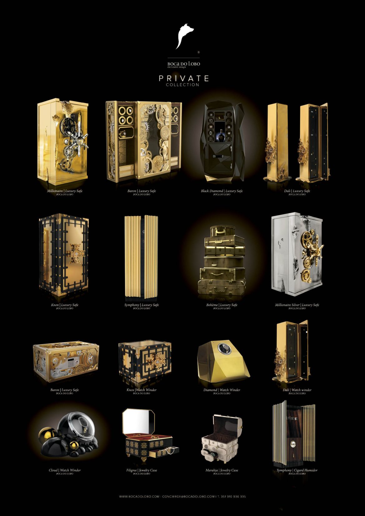 Luxury Safes by the Hand of Master Artisans - Boca do Lobo - Private Collection