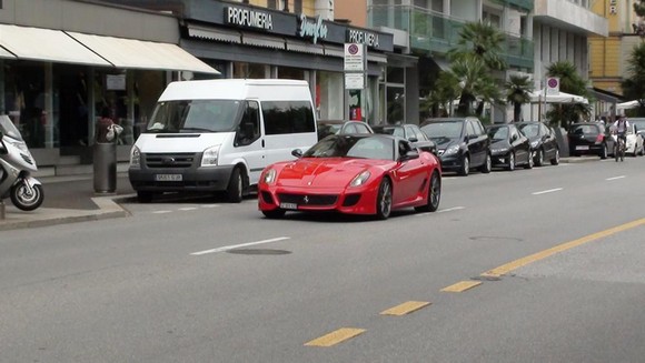 "Do you wanna impress in your stay in Basel? The best way it's to drive a fantastic red car."