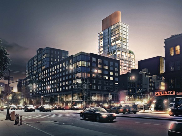 New York, 215 Chrystie Street, Swiss Architects Herzog & De Meuron, Lower East Side, New York's first Public hotel, developers Ian Schrager and Witkoff Group, top 10 stories, Interiors, News, Basel Shows