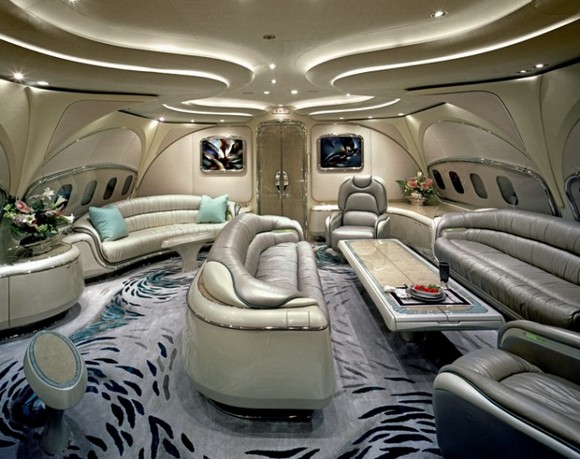 The private jet itself it’s an extreme luxury form, but the interiors of it can be also.