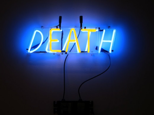 Basel-Shows-Sneak-preview-of-Art-Basel-Bruce Nauman, EAT DEATH
